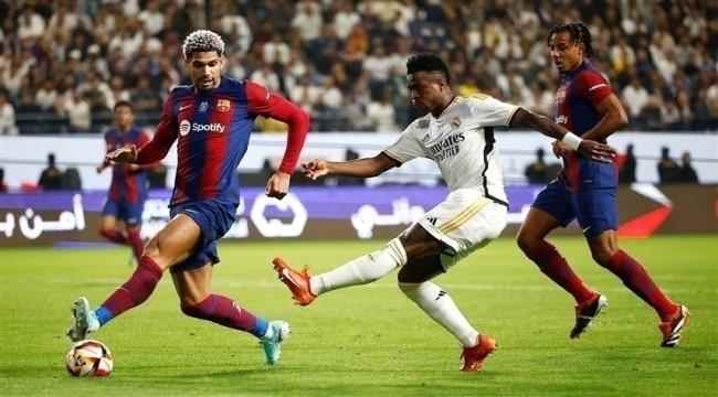 بالفوز على برشلونة برباعية..ريال مدريد يتوج بطلاً لكأس السوبر الإسباني