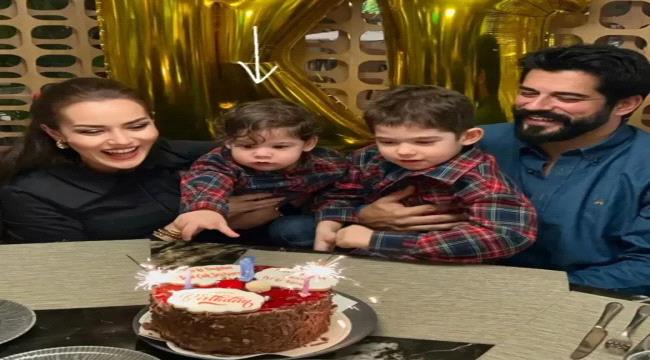عيد ميلاد ابن بوراك أوزجيفيت وفهرية أفجان
