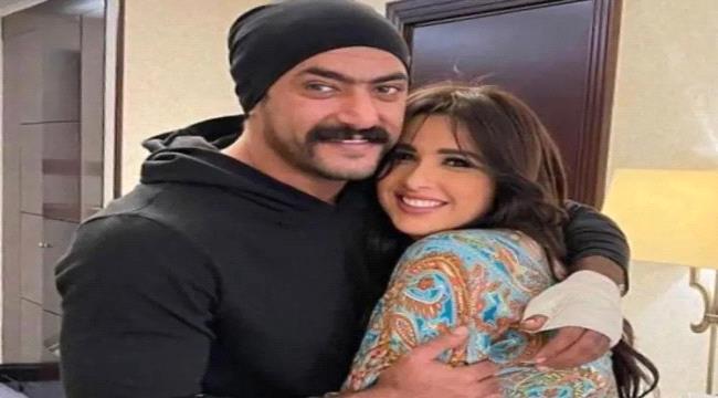 قامت ياسمين عبد العزيز بزيارت احمد العوضي في المستشفى صباح اليوم