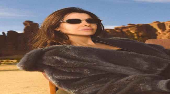 النجمة نانسي عجرم توثق زيارتها إلى محافظة العُلا في المملكة العربية