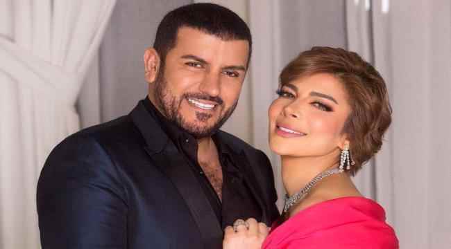 غزلاً متبادلاً بين الفنانة السورية أصالة نصري وزوجها الشاعر العراقي فائق حسن