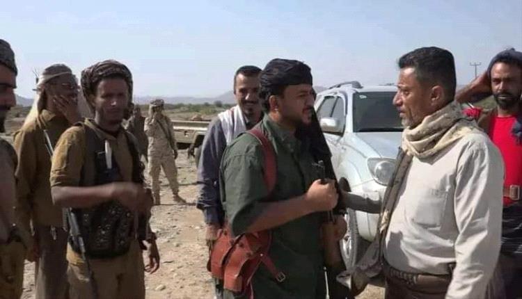 رئيس انتقالي أبين يتفقد المرابطين في جبهة ثرة