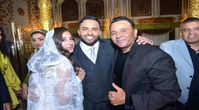 المطرب محمد فؤاد يحتفل بزفاف نجله في حضور نجوم الفن