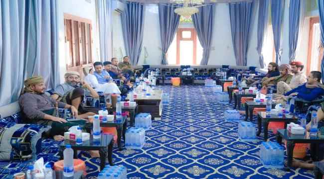 قيادات من المجلس  الانتقالي تصل شبوة والمحافظ يستقبلها