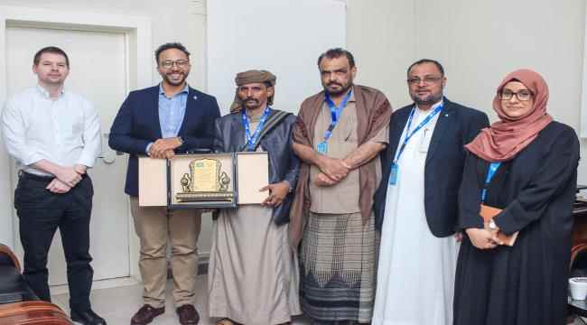 ‏رئاسة حلف أبناء قبائل شبوة تلتقي مدير مكتب المبعوث الأممي في العاصمة عدن