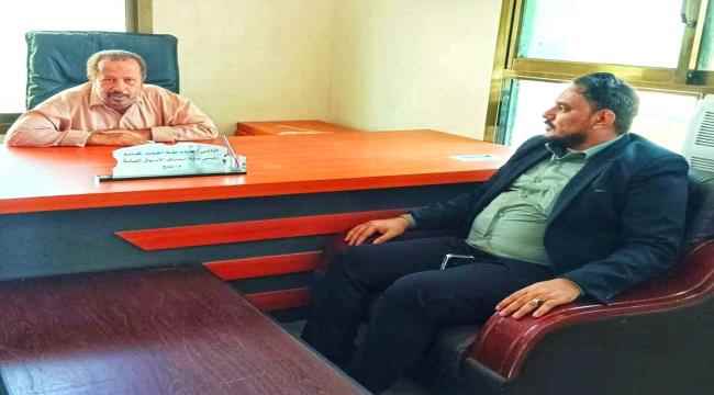 المقرحي يلتقي رئيس نيابة استئناف الأموال العامة م/ لحج