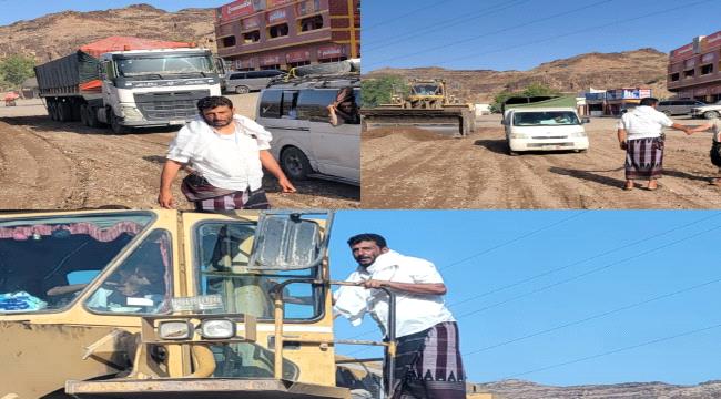 مدير عام مديرية الملاح يتفقد سير عمل تحسين الخط العام في منطقة بله
