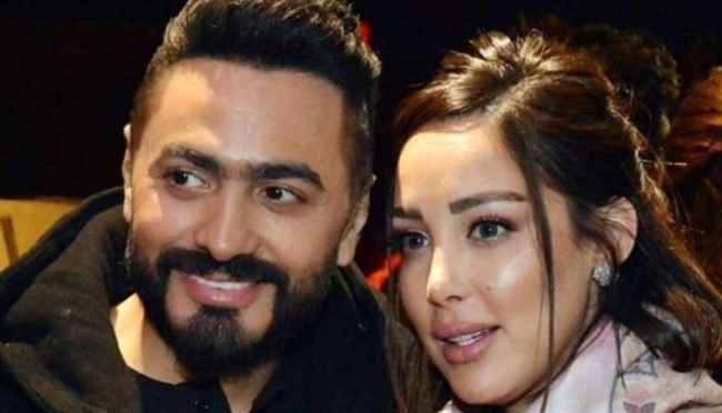 رسالة غامضة من تامر حسني تعيد الحديث عن عودته إلى بسمة بوسيل