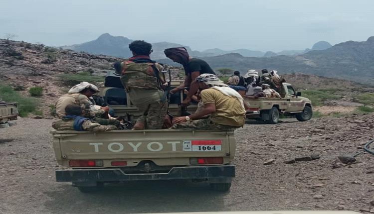 القوات الجنوبية تطهر مواقع وتباب من مليشيا الحوثي في جبهة عهامه بالمسيمير الحواشب