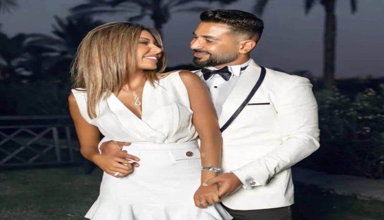 الظهور الرسمي الأول للفنان أحمد سعد وزوجته مصممة الازياء علياء بسيوني بعد عودتهما