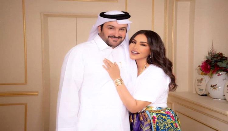 النجمة أحلام تحتفل بعيد زوجها  سباقات السيارات القطري مبارك الهاجري: شيء يحترق