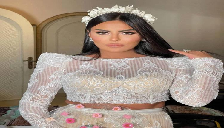 الفنانة هاجر الشرنوبي تحتفل بزفافها في العلمين