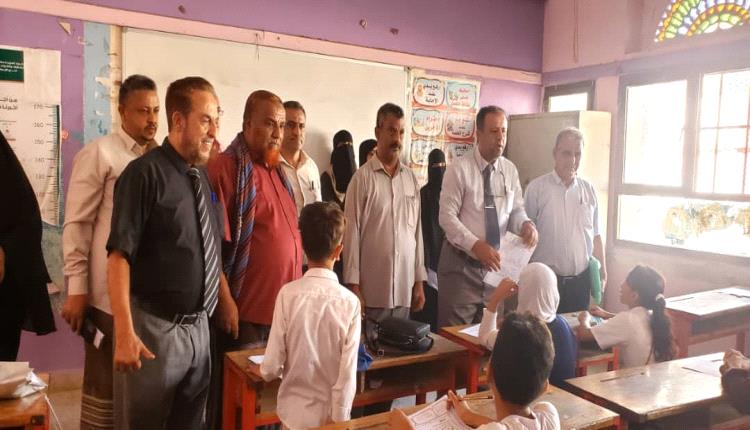 انطلاق امتحانات الفصل الدراسي الثاني في مدارس مديرية المنصورة بعدن