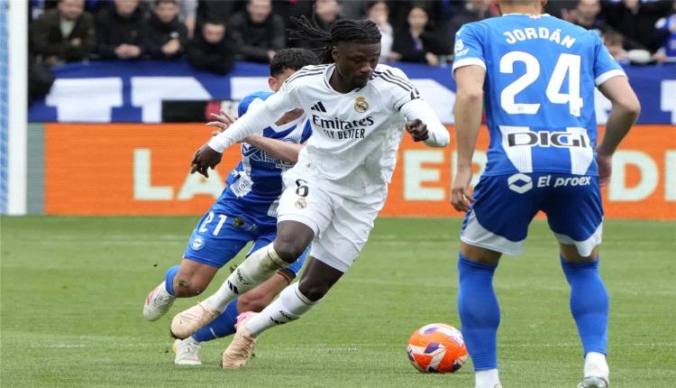 ريال مدريد يعبر مطب ألافيس بقذيفة كامافينجا