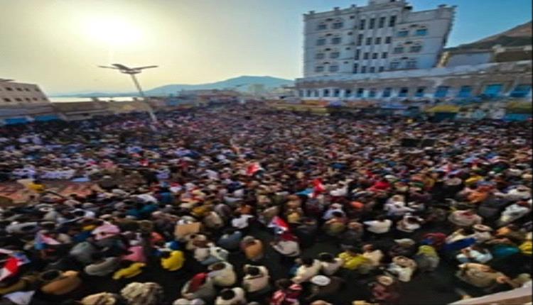 إنتقالي الضالع يبارك نجاح مليونية حضرموت أولاً، ويهنئ قوات النخبة الحضرمية