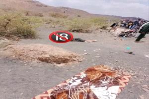 في مشهد مأساوي هز هذه المحافظة .. شاب يذبح والده بطريقة مروعة وأبناء العم يطاردونه حتى الموت