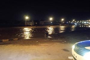 بالفيديو.. لحظة وصول السيل الثاني إلى الحسوة بعدن