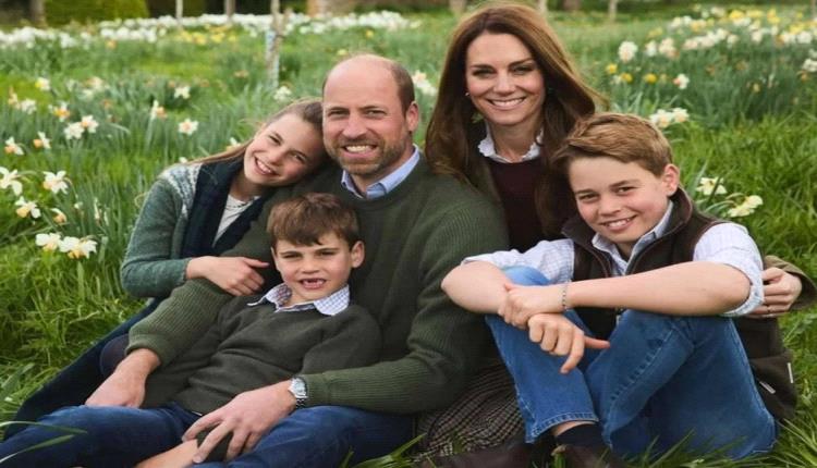 الأمراء ويليام وكيت ميدلتون يظهرون مع جورج وشارلوت ولويس في عيد الميلاد