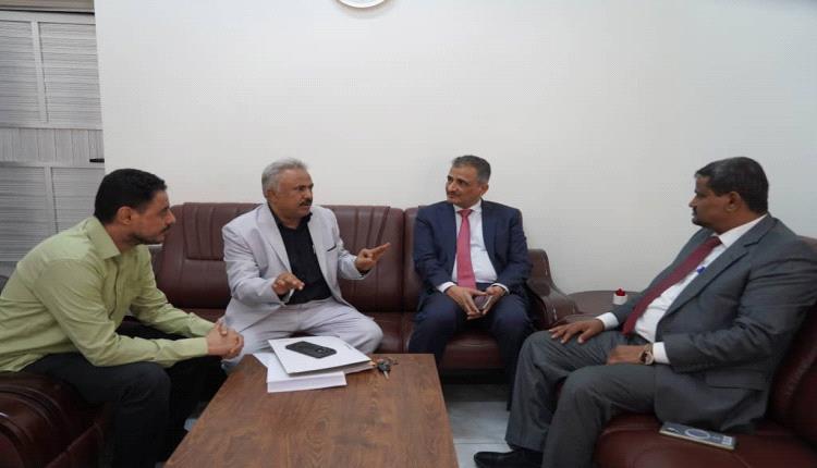 لملس والمحولي يطلعان على سير عملية تأهيل مكتب التعليم الفني والتدريب المهني وبرنامجه للعام الجديد