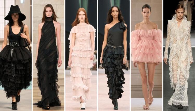 أناقة متجددة: فساتين الكشكش تسيطر على صيحات شتاء 2026