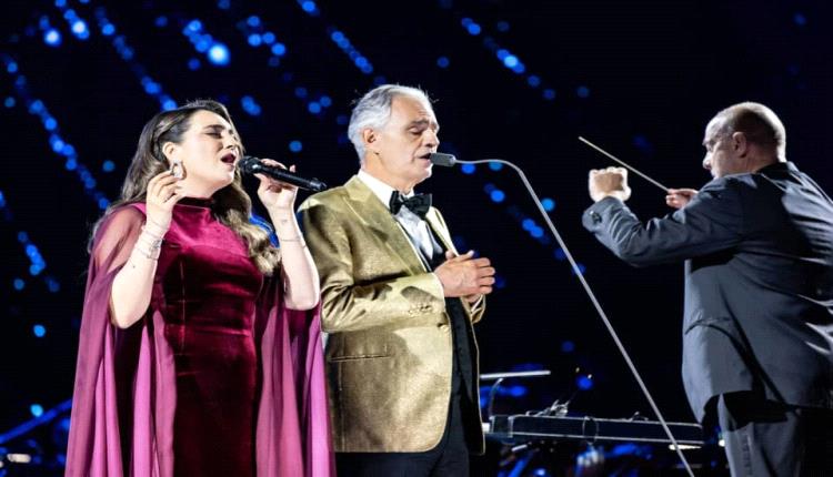 أبوظبي تجمع ميسا قرعه وأندريا بوتشيلي على المسرح