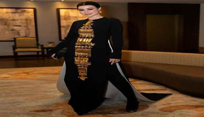 النجمة أروى جودة تعقد قرانها بملابس كاجوال وطرحة ناعمة