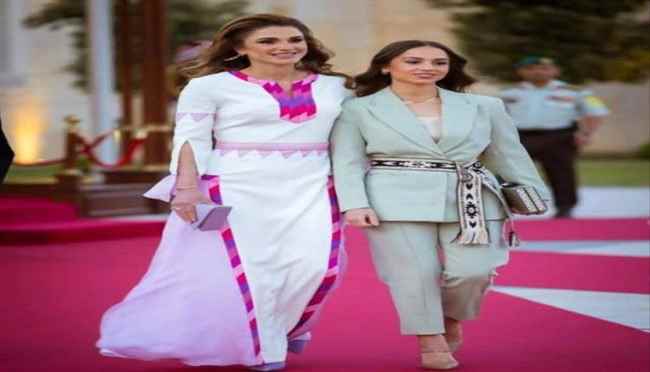 الملكة رانيا العبدالله تعلن حمل ابنتها الأميرة إيمان بنت عبدالله الأول