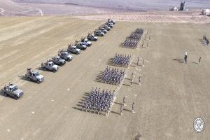 اللواء الأول بقوات حماية حضرموت يحتفل بتخرّج الدفعة الأولى من دورة الاستجداد