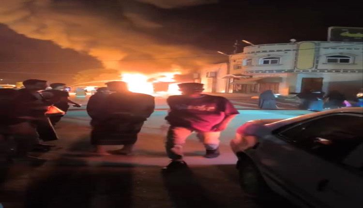 اندلاع حريق في قاعة للمناسبات أثناء حفل زفاف في صبر بلحج