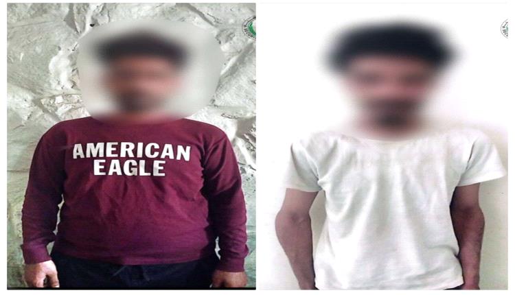 حزام العاصمة عدن يلقي القبض على شخصين بتهمة حيازة الحشيش المخدر بمديرية البريقة