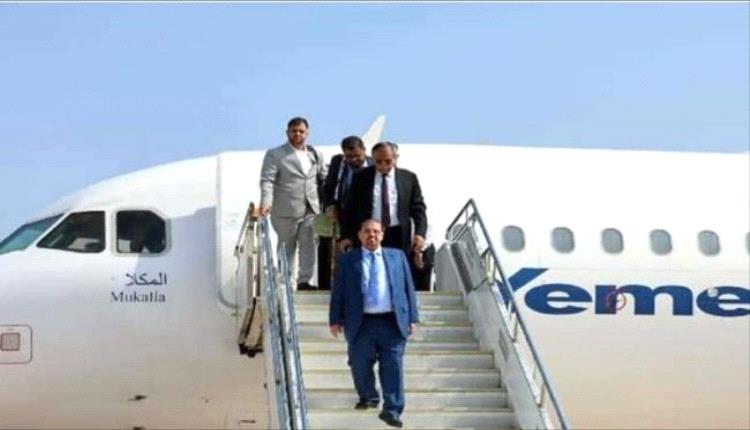 رئيس مجلس النواب اليمني يصل إلى عدن