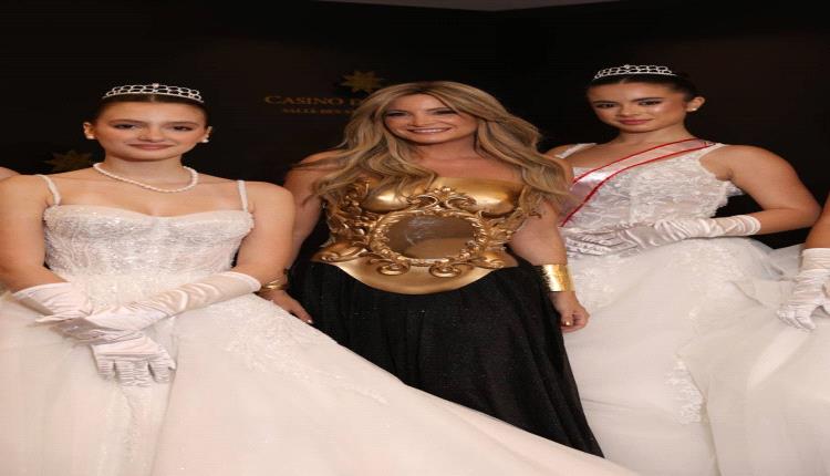 الثوب الملكي يزين السجادة الحمراء.. تانيا قسيس تتألق بتصميم روبير أبي نادر المذهل