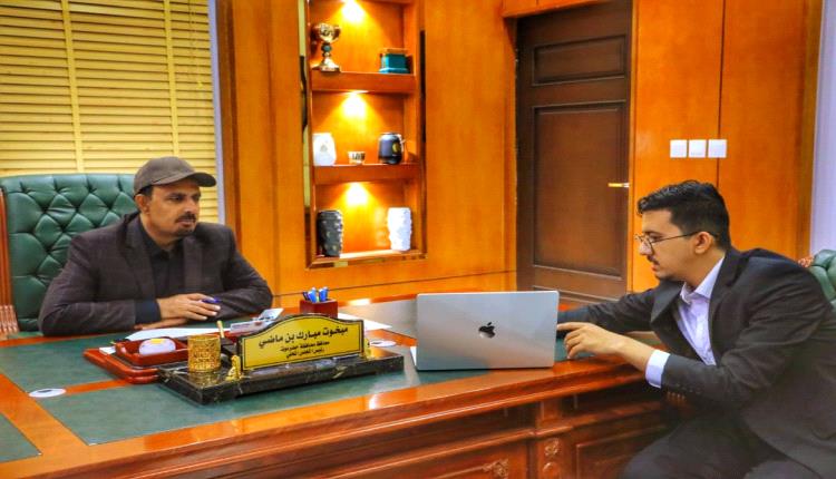 محافظ حضرموت الأستاذ مبخوت بن ماضي يطلع على تحضيرات مؤسسة حضرموت للثقافة للبدء بمشروع المساحة الإبداعية "منطقة الفنون"