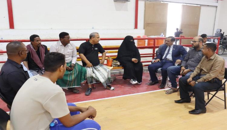 باتيس يزور المعسكر التدريبي لفريق كرة السلة للكراسي المتحركة رجال وسيدات ويؤكد دعمه لذوي الاحتياجات الخاصة