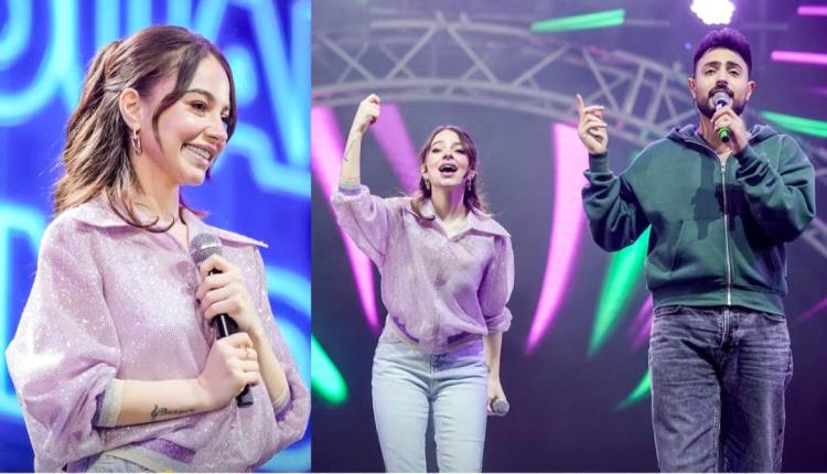 المغنية السورية الشابة بيسان إسماعيل تخطف الأنظار في حفلة جماهيرية ضخمة بالسعودية