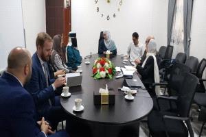 رئيسة الجهاز المركزي للإحصاء تلتقي بوفد من الاتحاد الأوروبي و