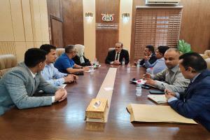 وزير الصحة يلتقي فريق البنك الدولي