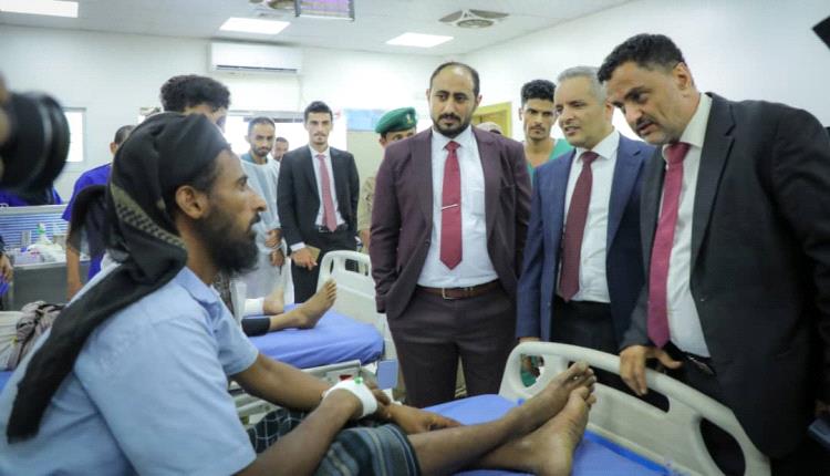 الأمين العام للأمانة العامة لهيئة المجلس الإنتقالي الجنوبي يتفقد مستشفى عبود العسكري بالعاصمة عدن