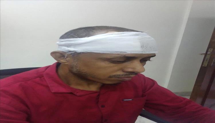 الإعتداء على الصحفي صالح أبو عوذل في عدن