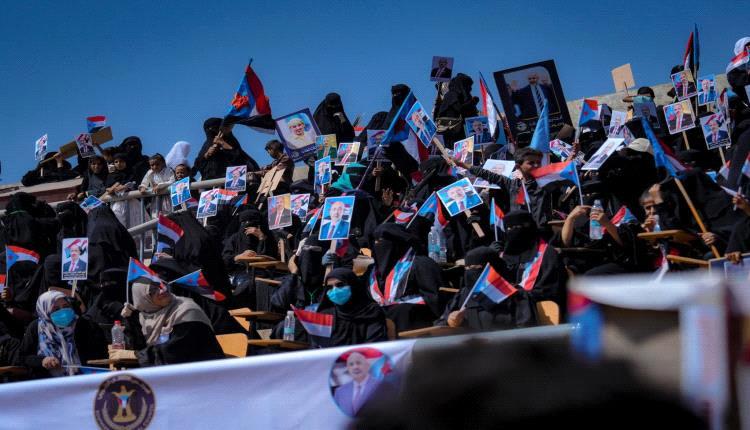 المرأة الجنوبية تشارك في احتفالات الذكرى الـ62 لثورة 14 أكتوبر بالضالع