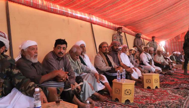 منطقة طمحان تشهد حفل تنصيب الشيخ أمين بن سرور بن سويدان شيخًا لقبيلة آل ماضي الهلالية