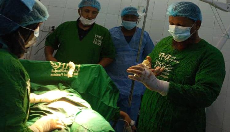 نجاح العملية القيصرية الثانية والعشرون في مستشفى أحور بأبين