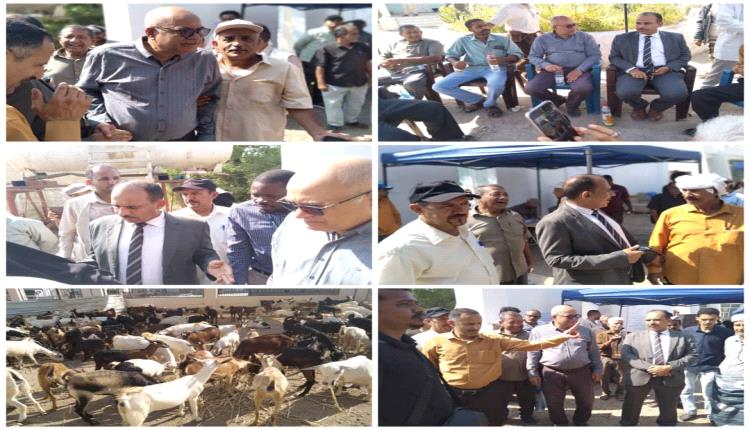 بحضور وكيل الوزارة الدكتور القطيبي .. وزارة الزراعة والري توزع اغنام للاسر الاشد فقرا