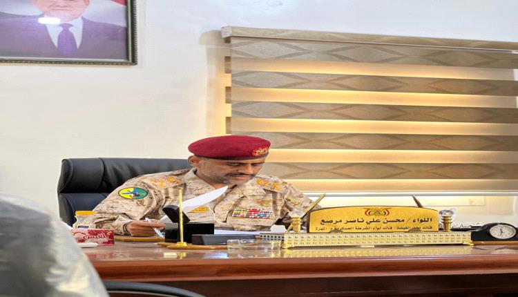 اللواء مرصع: أمن المهرة خط أحمر
