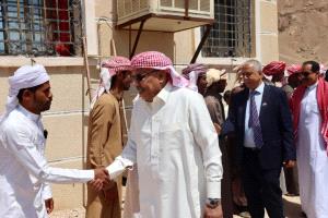 الكثيري والشعيبي يصلان وادي حضرموت للمشاركة في فعالية الذكرى الـ62 لثورة 14 أكتوبر المجيدة بمدينة شبام