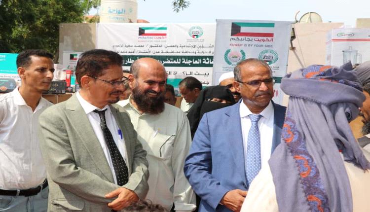 بحضور وزير الشؤون الاجتماعية والعمل وقيادات محلية.. جمعية الحكمة تواصل حملتها الإغاثية في عدن ولحج بتمويل بيت الزكاة الكويتي