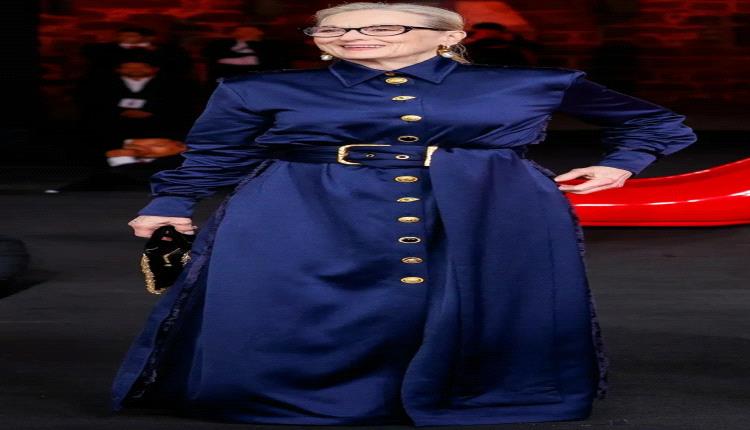 إطلالة كلاسيكية… ميريل ستريب تختار Schiaparelli بأسلوب أنيق