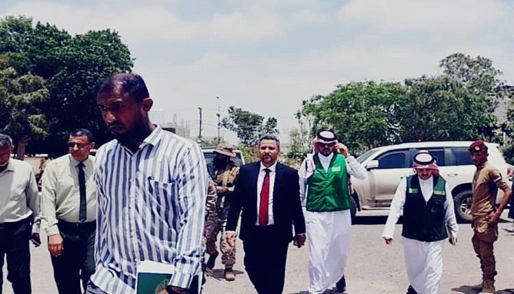 محافظ لحج يبحث مع وفد البرنامج السعودي للاعمار أبرز التدخلات للمشاريع التنموية بالمحافظة