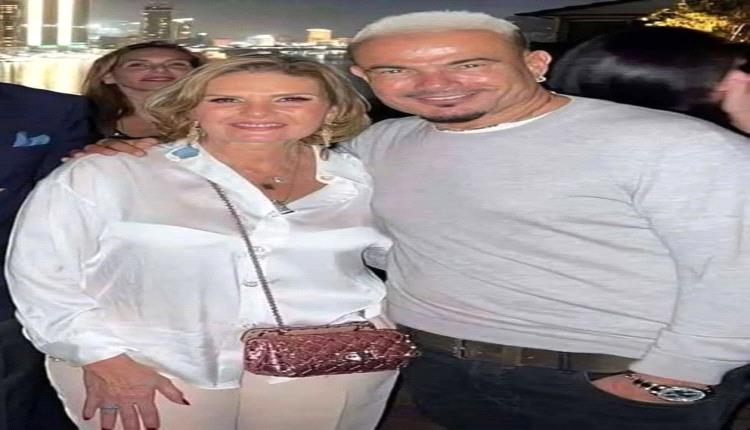 عمرو دياب يثير الجدل بتصرف مفاجئ مع يسرا خلال حفل زفاف