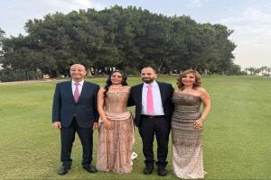 لحظة عائلية… عمرو أديب ولميس الحديدي يتشاركان فرحة خطوبة نجلهما